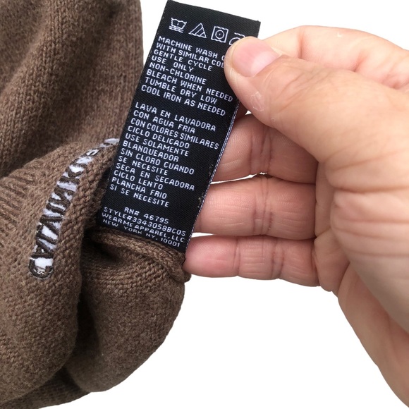 Calvin Klein Brown Argyle Sweater Vest size 6 - Picture 9 of 9